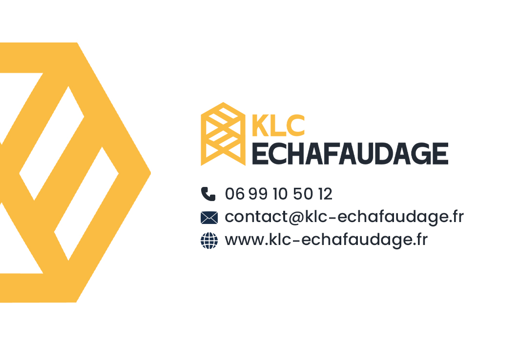 carte de visite KLC échafaudage